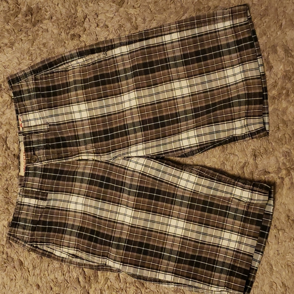 Mossimo plaid shorts Size 28